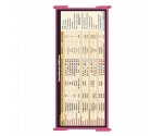 WhiteCoat Clipboard® Trifold - Pink Anesthesia Edition