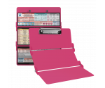 WhiteCoat Clipboard® Trifold - Pink Anesthesia Edition