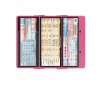 WhiteCoat Clipboard® Trifold - Pink Anesthesia Edition
