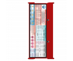 WhiteCoat Clipboard® Trifold - Red Anesthesia Edition