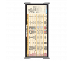 WhiteCoat Clipboard® Trifold - Silver Anesthesia Edition