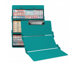 WhiteCoat Clipboard® Trifold - Teal Anesthesia Edition
