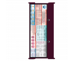 WhiteCoat Clipboard® Trifold - Wine Anesthesia Edition
