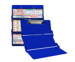 WhiteCoat Clipboard® Trifold - Blue Anesthesia Edition