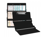 WhiteCoat Clipboard® Trifold - Black Cardiology Edition