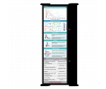 WhiteCoat Clipboard® Trifold - Blackout Cardiology Edition