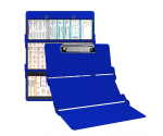 WhiteCoat Clipboard® Trifold - Blue Cardiology Edition