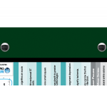 WhiteCoat Clipboard® Trifold - Green Cardiology Edition