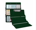 WhiteCoat Clipboard® Trifold - Green Cardiology Edition