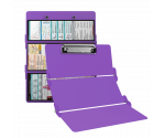 WhiteCoat Clipboard® Trifold - Lilac Cardiology Edition