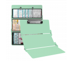 WhiteCoat Clipboard® Trifold - Mint Cardiology Edition