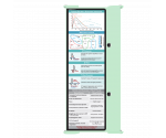WhiteCoat Clipboard® Trifold - Mint Cardiology Edition