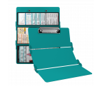 WhiteCoat Clipboard® Trifold - Teal Cardiology Edition