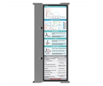 WhiteCoat Clipboard® Trifold - Silver Cardiology Edition