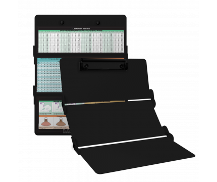 WhiteCoat Clipboard® Trifold - Blackout Lactation Consultant Edition