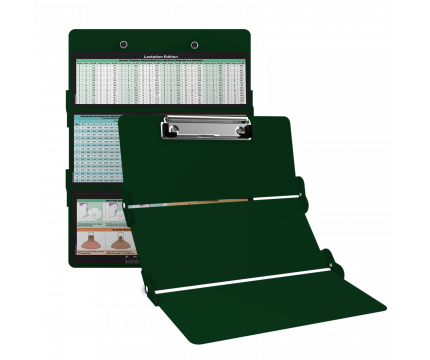 WhiteCoat Clipboard® Trifold - Green Lactation Consultant Edition