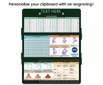 WhiteCoat Clipboard® Trifold - Green Lactation Consultant Edition