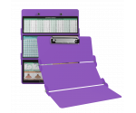 WhiteCoat Clipboard® Trifold - Lilac Lactation Consultant Edition
