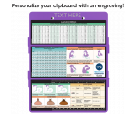 WhiteCoat Clipboard® Trifold - Lilac Lactation Consultant Edition