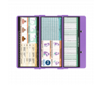WhiteCoat Clipboard® Trifold - Lilac Lactation Consultant Edition