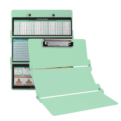 WhiteCoat Clipboard® Trifold - Mint Lactation Consultant Edition