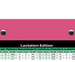 WhiteCoat Clipboard® Trifold - Pink Lactation Consultant Edition