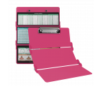 WhiteCoat Clipboard® Trifold - Pink Lactation Consultant Edition