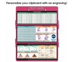 WhiteCoat Clipboard® Trifold - Pink Lactation Consultant Edition
