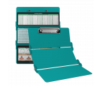 WhiteCoat Clipboard® Trifold - Teal Lactation Consultant Edition