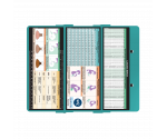 WhiteCoat Clipboard® Trifold - Teal Lactation Consultant Edition