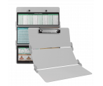 WhiteCoat Clipboard® Trifold - White Lactation Consultant Edition