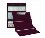 WhiteCoat Clipboard® Trifold - Wine Lactation Consultant Edition