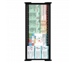WhiteCoat Clipboard® Trifold - Black Nursing Edition