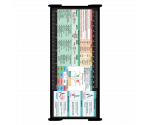 WhiteCoat Clipboard® Trifold - Blackout Nursing Edition