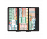 WhiteCoat Clipboard® Trifold - Blackout Nursing Edition