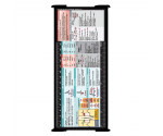 WhiteCoat Clipboard® Trifold - Blackout Nursing Edition