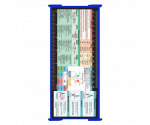 WhiteCoat Clipboard® Trifold - Blue Nursing Edition