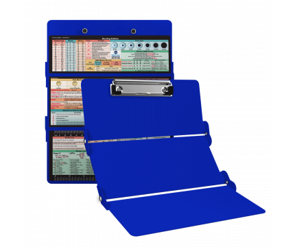 WhiteCoat Clipboard® Trifold - Blue Nursing Edition