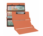 WhiteCoat Clipboard® Trifold - Coral Nursing Edition
