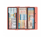 WhiteCoat Clipboard® Trifold - Coral Nursing Edition