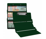 WhiteCoat Clipboard® Trifold - Green Nursing Edition