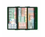 WhiteCoat Clipboard® Trifold - Green Nursing Edition