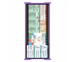 WhiteCoat Clipboard® Trifold - Lilac Nursing Edition