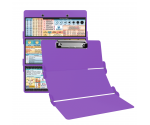 WhiteCoat Clipboard® Trifold - Lilac Nursing Edition