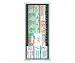 WhiteCoat Clipboard® Trifold - Mint Nursing Edition