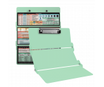 WhiteCoat Clipboard® Trifold - Mint Nursing Edition
