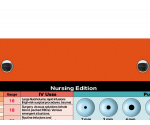 WhiteCoat Clipboard® Trifold - Orange Nursing Edition
