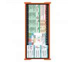 WhiteCoat Clipboard® Trifold - Orange Nursing Edition