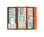 WhiteCoat Clipboard® Trifold - Orange Nursing Edition