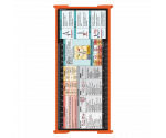 WhiteCoat Clipboard® Trifold - Orange Nursing Edition